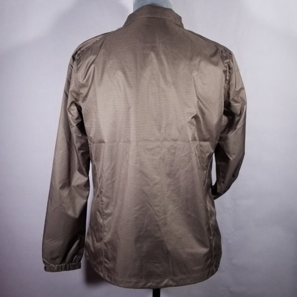 Greg Norman Brown Zip-up Rain Lightweight Jacket - Picture 3 of 8